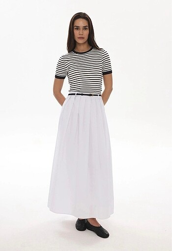 Suud Collection Hooopstore beyaz etek