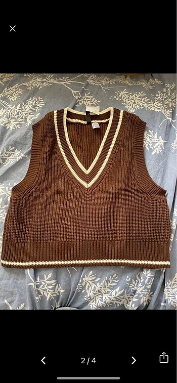 LC Waikiki Kahverengi crop süveter