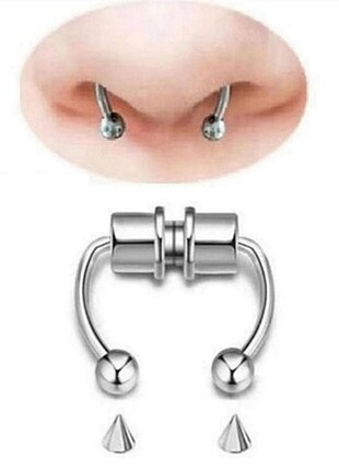 Mıknatıslı fake septum 