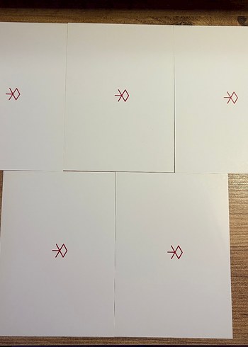 exo chanyeol 2013 miracles in december özel postcard seti - Görsel 2