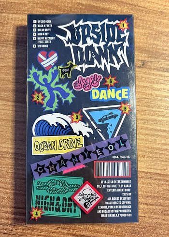 exo chanyeol upside down selfie versiyon albüm - Görsel 2