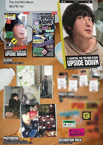 exo chanyeol upside down selfie versiyon albüm - Görsel 4