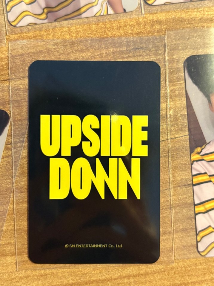 exo chanyeol upside down photocard albüm pob - Görsel 3