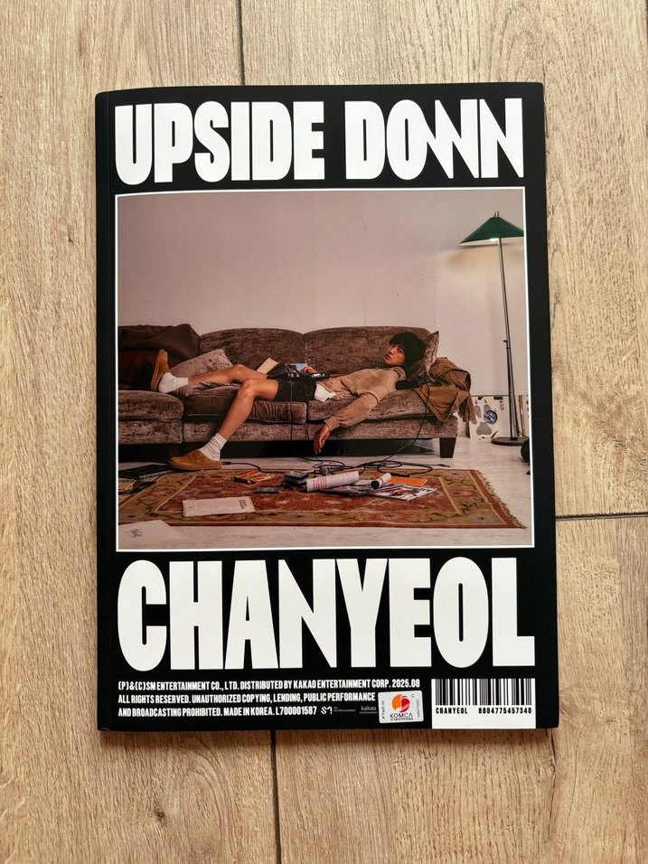 exo chanyeol upside down albüm OFF versiyon - Görsel 2