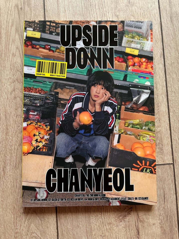 exo chanyeol upside down albüm OFF versiyon - Görsel 2