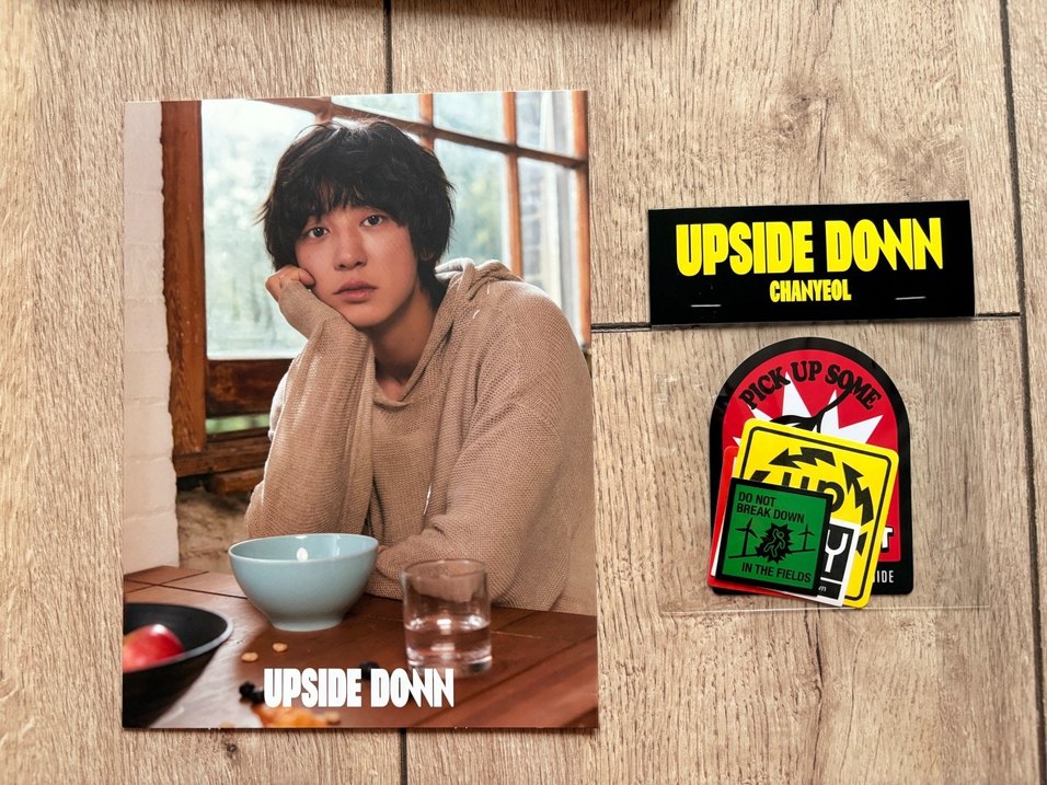 exo chanyeol upside down albüm OFF versiyon - Görsel 3