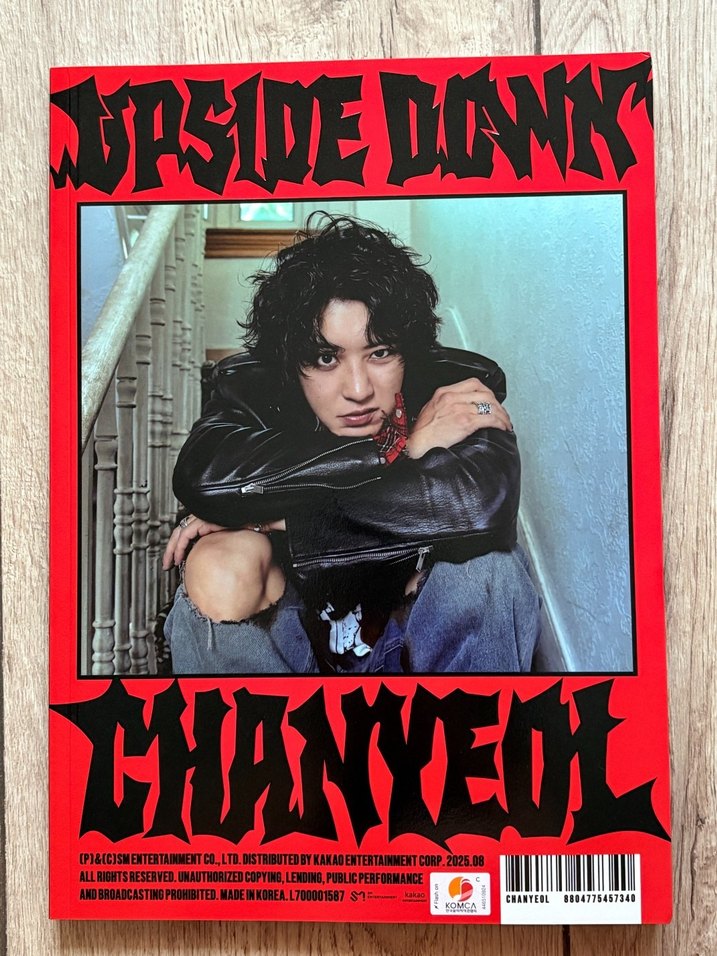 exo chanyeol upside down albüm ON versiyon - Görsel 2