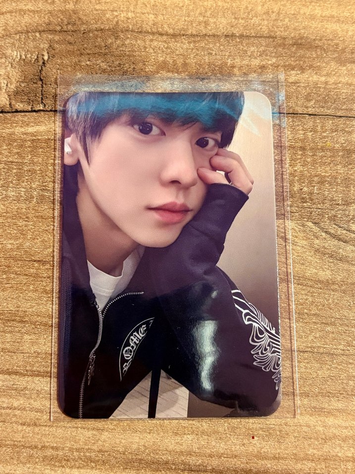 exo chanyeol upside down albüm video call event rare photocard - Görsel 3