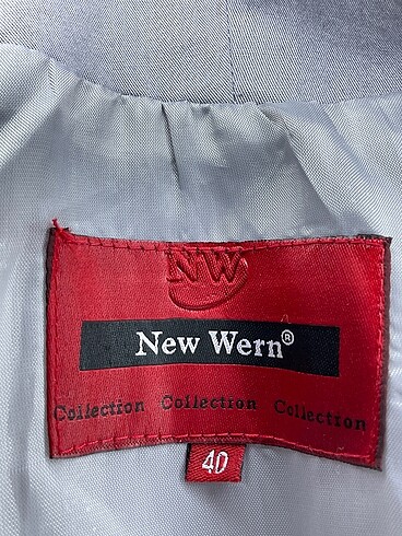 40 Beden gri Renk PreLoved Trenchcoat %70 İndirimli.