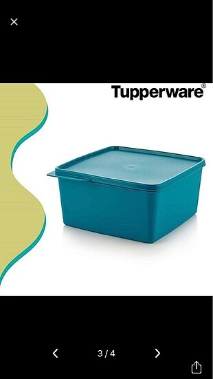 Kare kap özel tasarım #tupperware