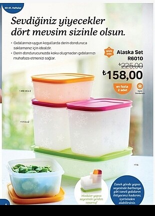 Tupperware alaska 5'li