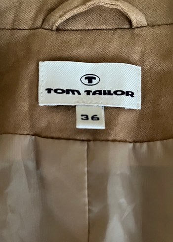 Tom Taılor Bej Süet Kadın Blazer Ceket