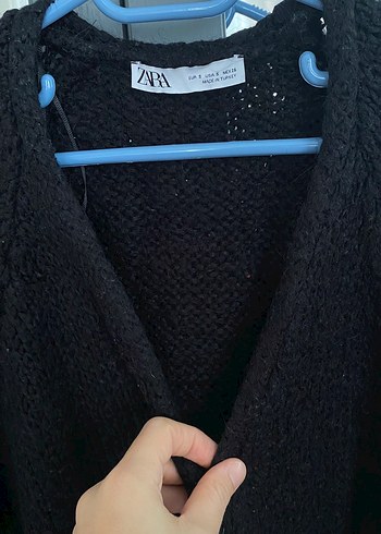universal Beden siyah Renk Siyah Örgü Kadın Hırka