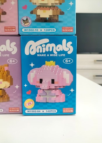 Diğer Pastel Renkli Çoklu Conimals mini Lego Seti