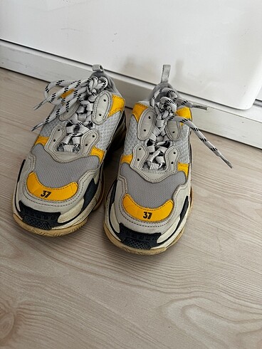 37 Beden gri Renk Balenciaga triples kadın sneakers
