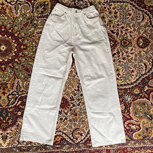 Trendyol & Milla Trendyol kadın krem/bej wide leg pantolon