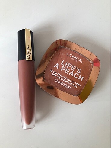 Loreal paris makyaj seti allık ruj
