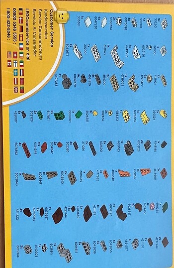 Beden Renk Lego creater üçü bir arada set