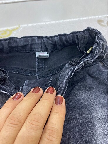 24-36 Ay Beden Siyah kot pantolon 24-36 ay
