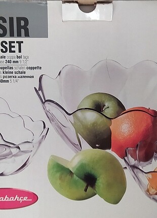 Paşabahçe hasır komposto set