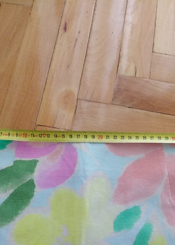 Bohem Renkli Çiçekli Desenli Mini Etek - Görsel 6