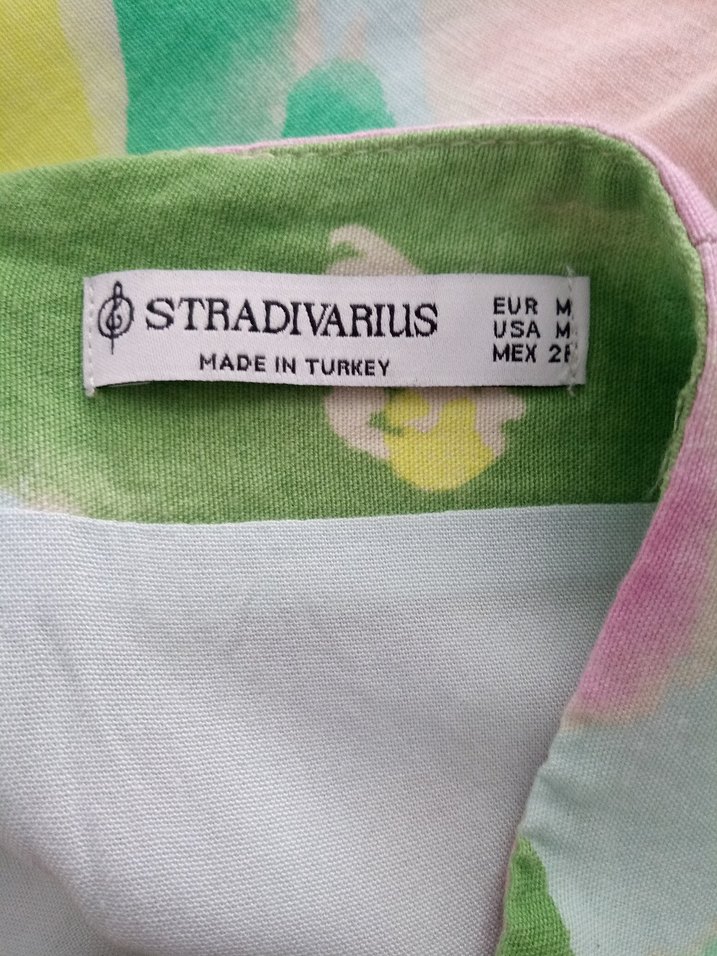 Bohem Renkli Çiçekli Desenli Mini Etek - Görsel 4