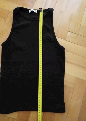 Siyah Yüksek Yakalı Kolsuz Kadın Atlet - Görsel 5