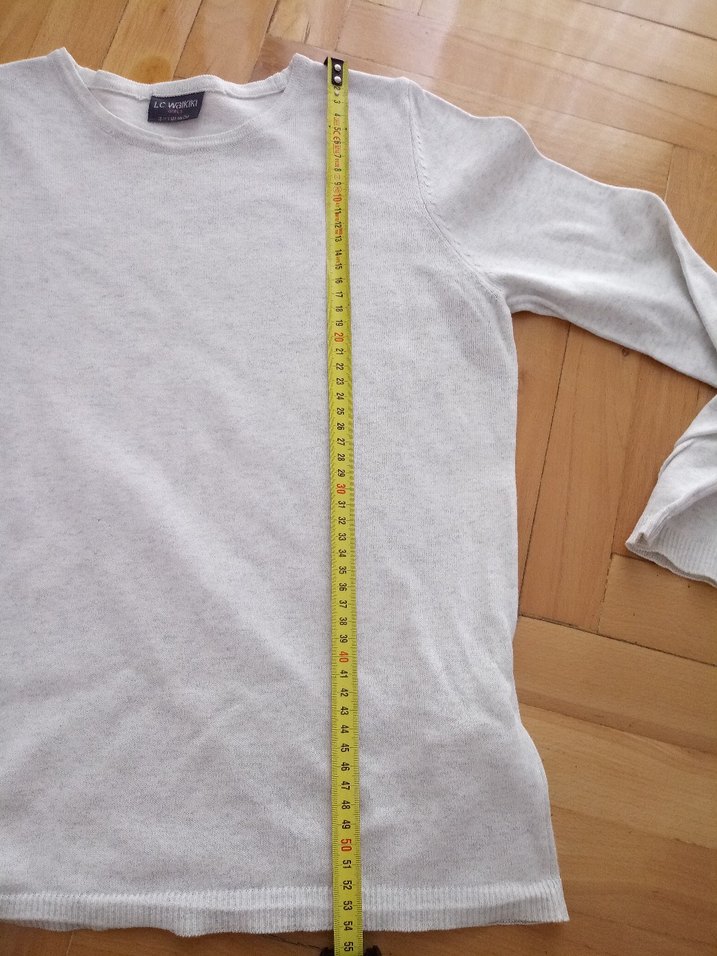 Lcwaikiki Marka Kız Çocuk Gri Kazak - Görsel 5