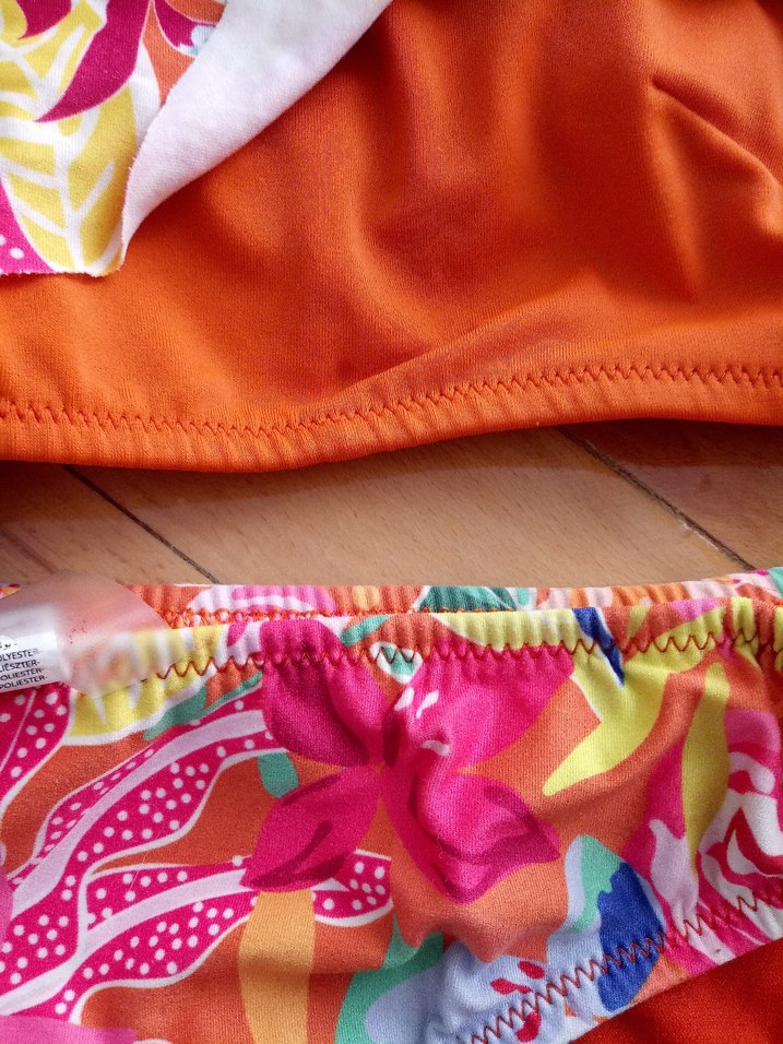 Renkli Bohem Desenli Genç Kız Bikini Takım - Görsel 4