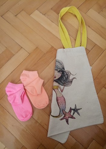 Denizkızı Baskılı Çocuk Çanta - Görsel 6