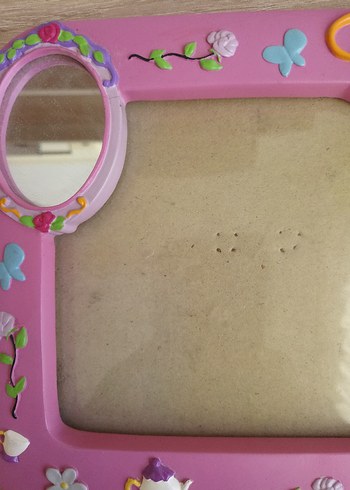 Pembe Disney Bella Temalı Çerçeve - Görsel 4