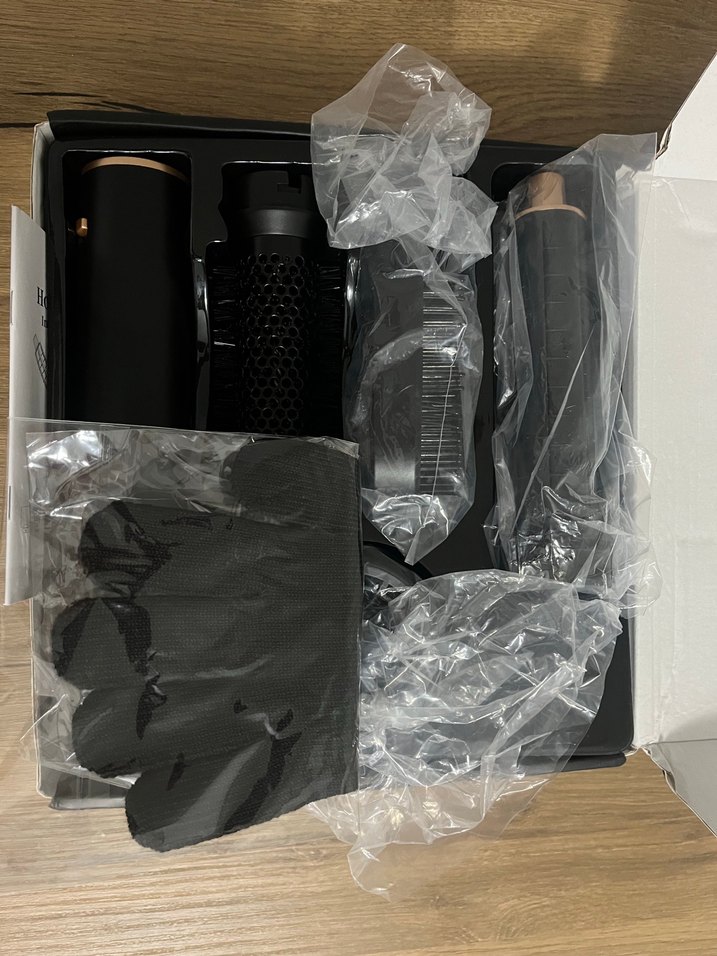 5'li Fonksiyonlu Siyah Sıcak Havalı Saç makinası - Görsel 2