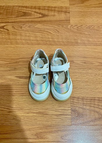 Kız Çocuk Çok Renkli Bağcıksız Babet Ayakkabı - Görsel 2