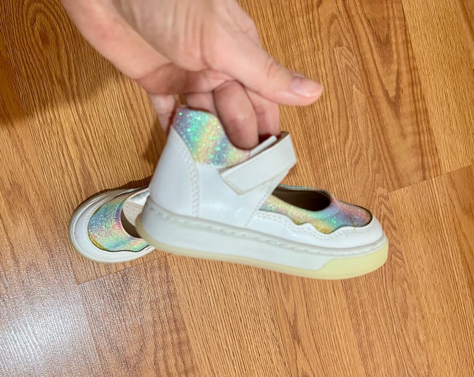 Kız Çocuk Çok Renkli Bağcıksız Babet Ayakkabı - Görsel 3