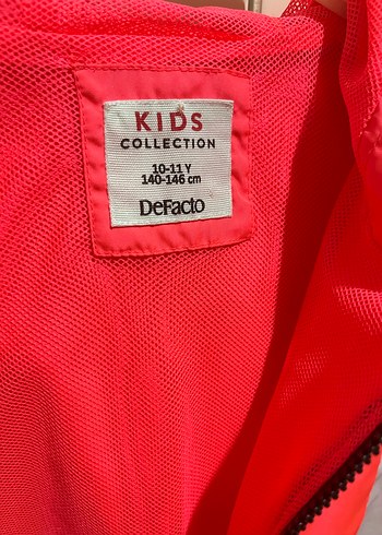 Kız Çocuk Kapüşonlu Pembe Trençkot - Görsel 4