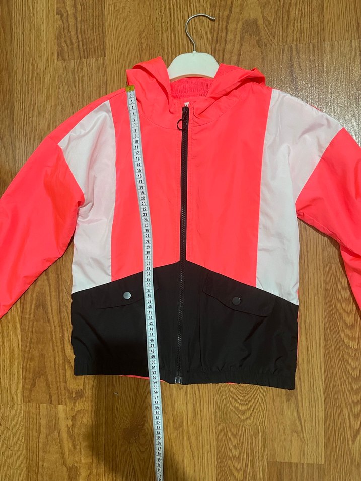 Kız Çocuk Kapüşonlu Pembe Trençkot - Görsel 5