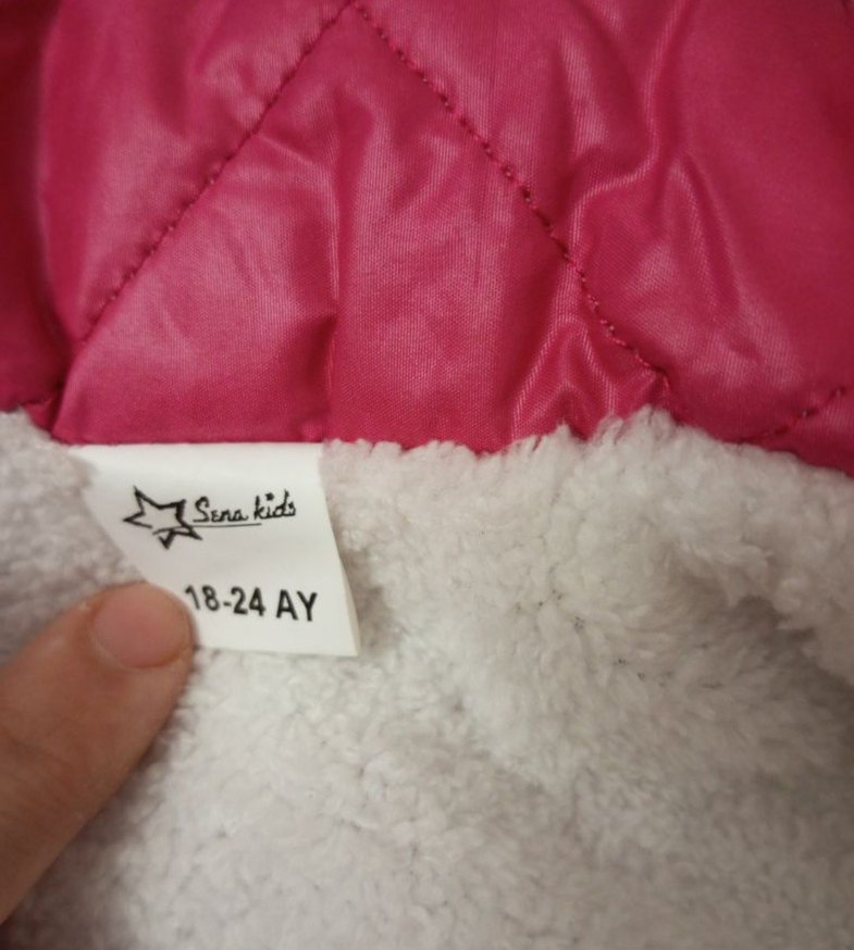 Kız Çocuk Pembe Fermuarlı Yelek - Görsel 4