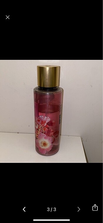  Beden Victorias secret vücut spreyi rose lychee