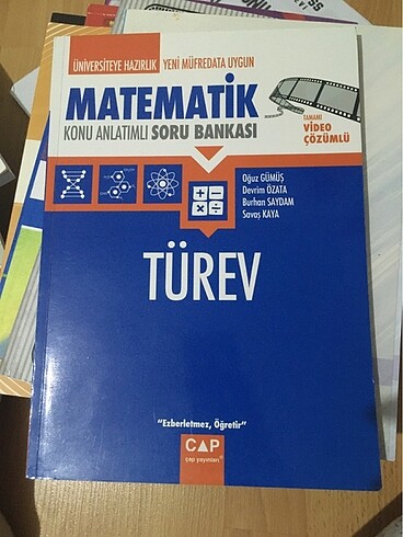 türev soru bankası çap