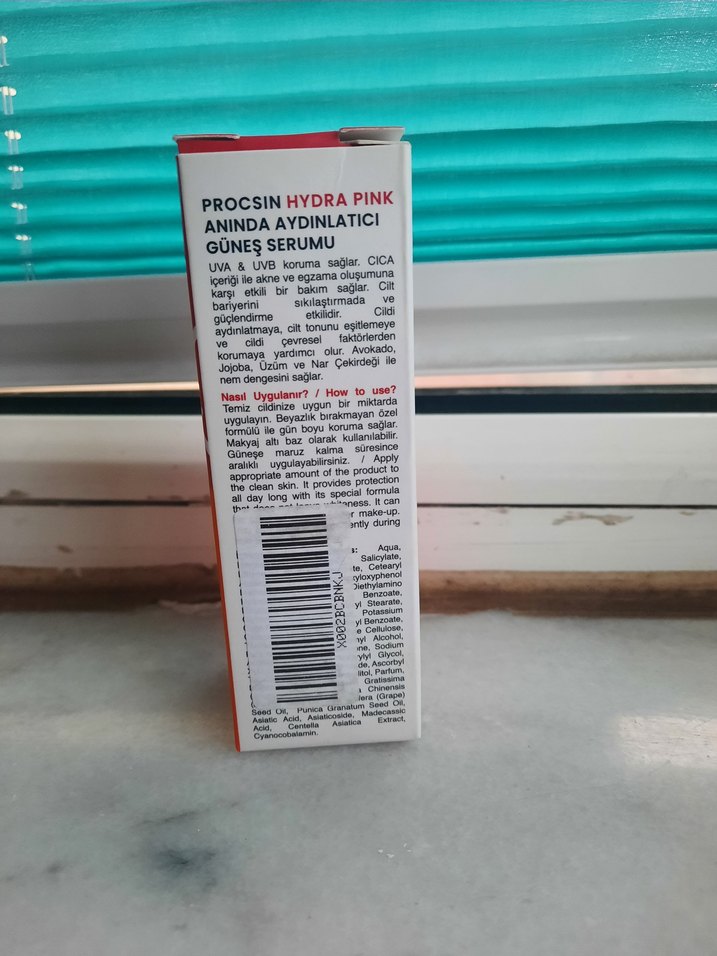 PROCSIN Hydra Pink Güneş Serumu SPF 50+ - Görsel 2