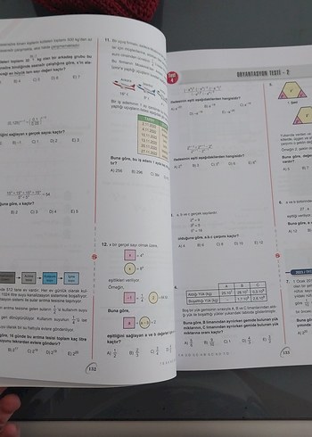 TYT Matematik Bilgisarmal Soru Bankası 1. Oturum