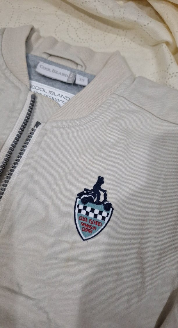 Bej Fermuarlı Erkek Çocuk Ceket - Görsel 3