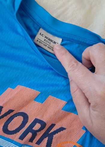 Mavi Baskılı Erkek çocuk Kısa Kollu tişort - Görsel 6