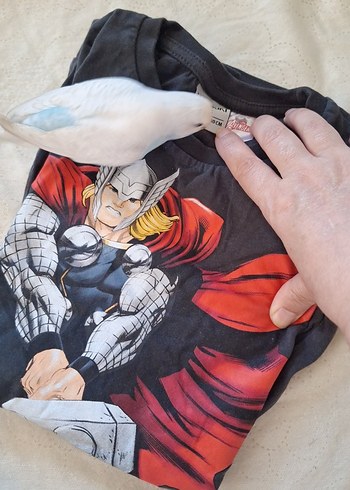 Mavi Baskılı Erkek çocuk Kısa Kollu tişort - Görsel 11