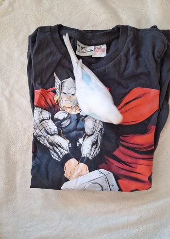 Mavi Baskılı Erkek çocuk Kısa Kollu tişort - Görsel 15