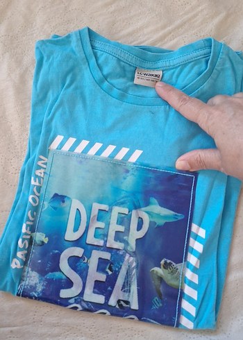 Mavi Baskılı Erkek çocuk Kısa Kollu tişort - Görsel 9