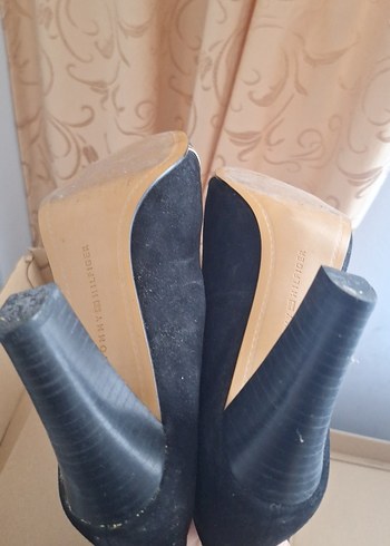 Tommy Hilfiger Siyah Tokalı Stiletto - Görsel 5