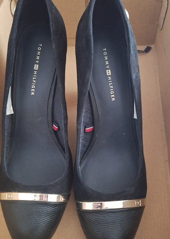Tommy Hilfiger Siyah Tokalı Stiletto - Görsel 2