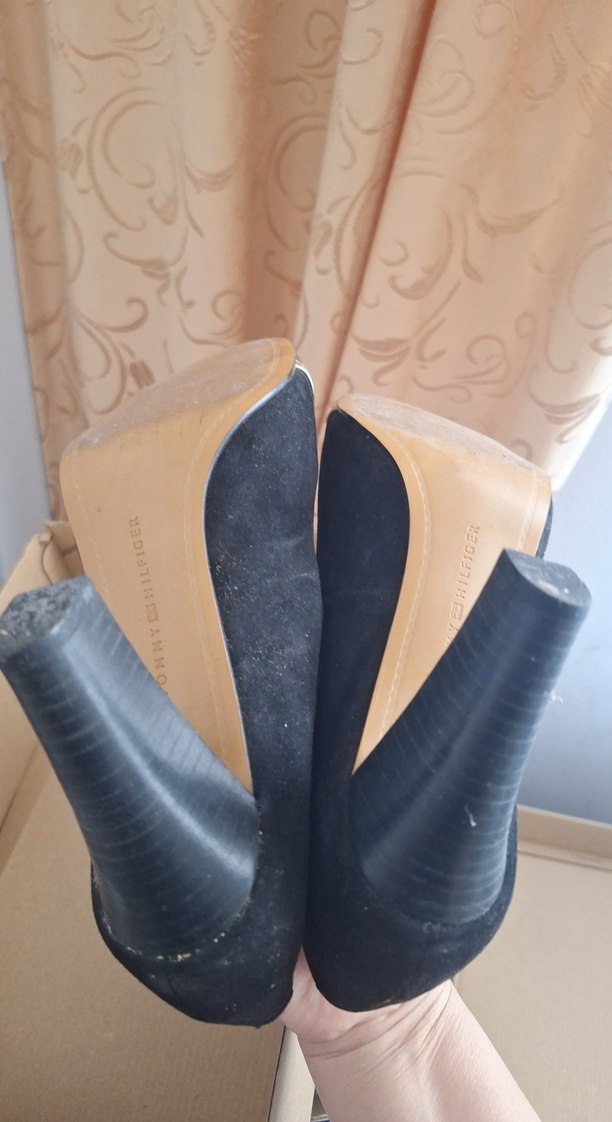 Tommy Hilfiger Siyah Tokalı Stiletto - Görsel 5