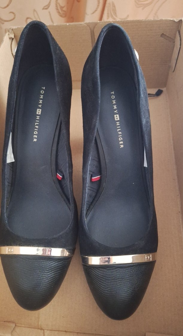 Tommy Hilfiger Siyah Tokalı Stiletto - Görsel 2